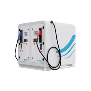Wholesale Bernet brand 1000L 3000L Mini Micro Mobile Container Portable Fuel Station Dispenser Built In Tank from china suppliers