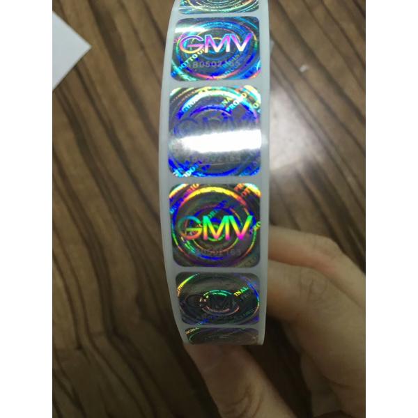 VOID Holographic Security Stickers Tamper Evident Label 25u Thickness 3D Laser