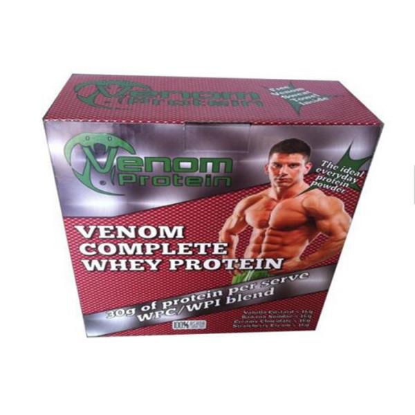 Quality Whey Protein Packaging Paper Square Box / Pharma Box Embossing And Debossing Finish for sale