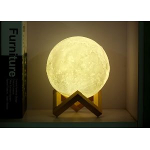 Moon Light Innovative LED Lighting , Adjustable Reading Lamp 240MAH Polymer