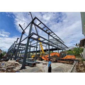 C Purlin Two Story 500kg/㎡ Light Steel Structure Building