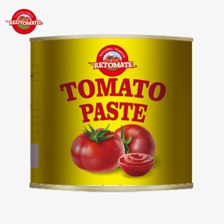 4500g Canned Tomato Paste Meets Both ISO HACCP And BRC Standards As Well As The