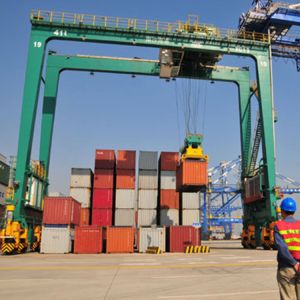 30M Container Rtg Gantry Crane Wireless Remote Control