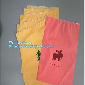 reclosable packaging slider zipper bags, Side gusset handle slider zipper,
