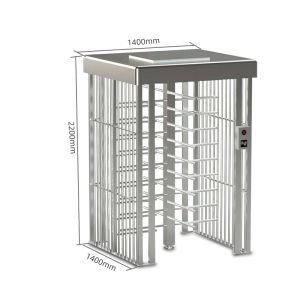 Wholesale Full High Pedestrian Turnstile Reliable Security Construction Turnstiles from china suppliers