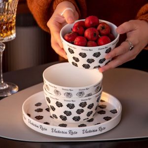 Under Glazed Technique Porcelain Dinnerware Set Ramadan Gift Tableware For 1