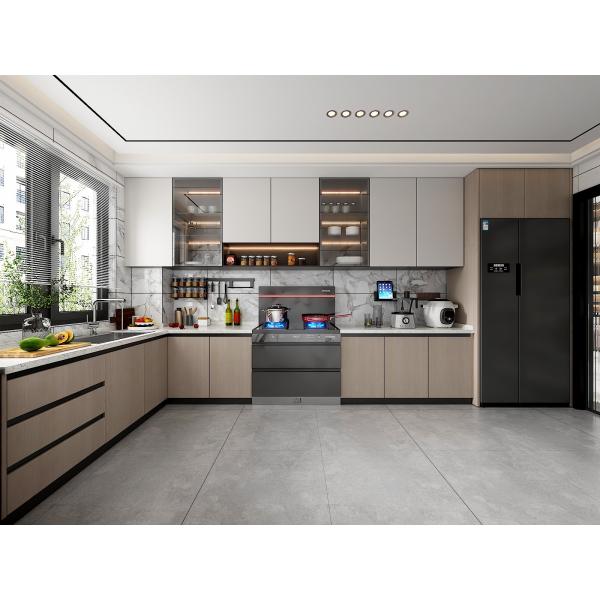 New Style Modern Custom Cabinet Kitchen Wooden Furniture With Dtc Hardware