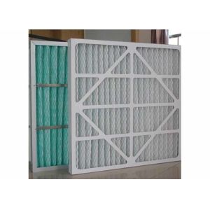 Charcoal Industrial Air Filter Panels G4 -F9 Non Woven Medium Blue White Color