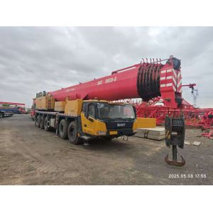 2023 SANY Used Crane 160 Ton 8 Section Boom, 2 Engines, 88m Main Boom, 17.5m Jib