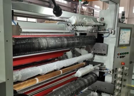 Max. Substrate Thickness 12μm Slitter Rewinder Machine With Substrate Width Max