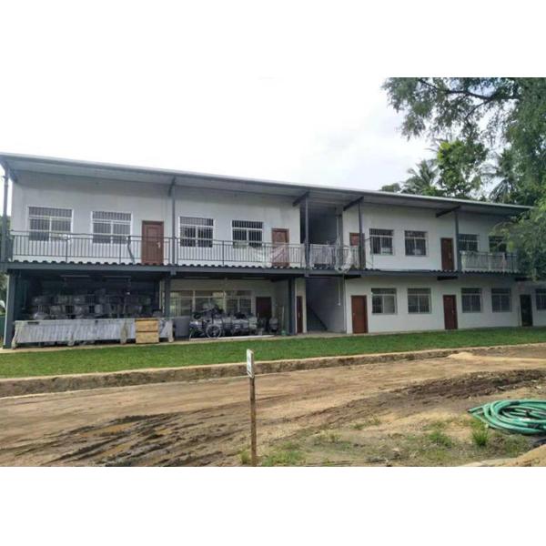 Rock Wool Sandwich Panel Light Steel Structure Building For School High