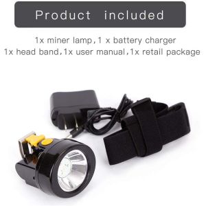 Waterproof Explosion Proof Mining Light Rechargeable Underground Headlamp For