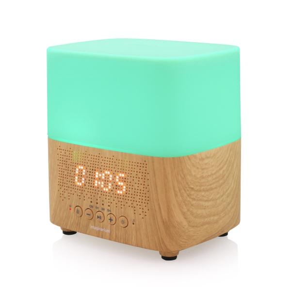 Latest 300ML Bluetooth Aroma Diffuser With Timer Display and Alarm Clock Desktop