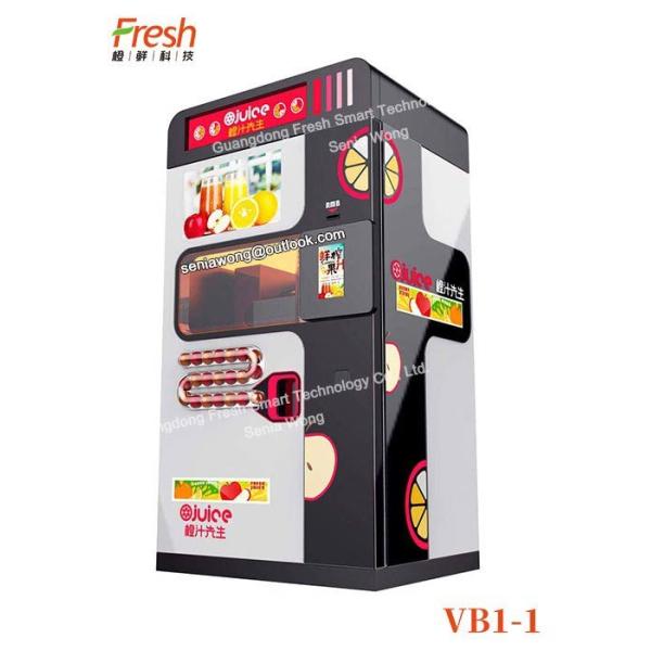 Quality New blend juice Fresh Orange Juice Squeezing Automatic Beverage Vending Machine with large window cleaning systems for sale