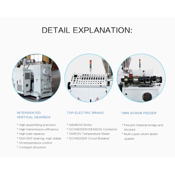 55kw Water Supply Plastic PVC Drain Pipe Making Machine