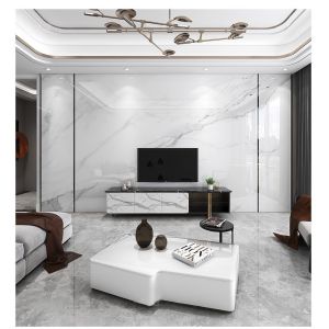 Entertainment Marble Fiber Wall Panel with Bamboo Charcoal Veneer and Brushed