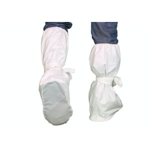 Wholesale PP Non Woven Disposable Waterproof Shoe Covers With Elastic / Tie - On 45x42cm from china suppliers