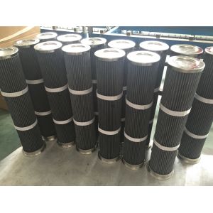 Conical Air Filter Cartridge Polyester PTFE Medium Material 0.01 Um Porosity