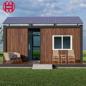 Wholesale Modern Apartment Design Style Prefabricated Modular Container House with Solar Panels from china suppliers