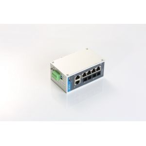 120km Transmission 6 10/100M RJ4 2 100M FX Din Rail Ethernet Switch 8 Ports