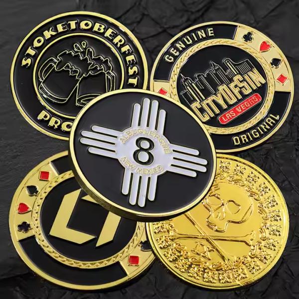 Wholesale High Quality Metal Challenge Coins 2D Zinc Alloy Die Casting