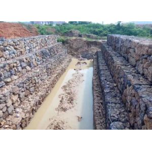 60x80 Hot Dipped Galvanized Rock Filled Steel Gabion Cages