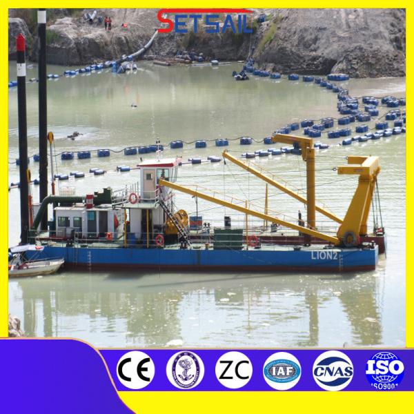 Hydraulic Winch and Spud Carrier CCS Customized Set Sail Cutter Suction Vessel