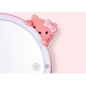 3X Magnification Travel Lighted Makeup Mirror With USB Rechargeable Touchscreen