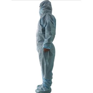 Non Seterile Disposable Isolation Gowns Anti Bacterial Polypropylene Coverall