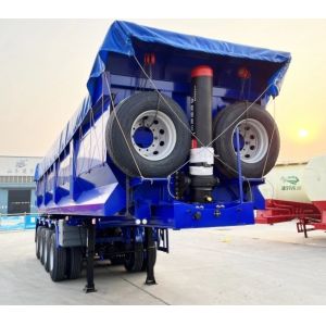 1310mm Wheel Base 3/4 Axle 30-35cbm 60-100 Tons Dumper Dump Tipper Truck Semi
