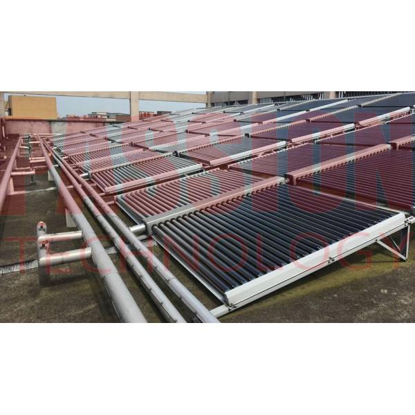 Horizontal Type Evacuated Tube Solar Thermal Collectors For Large Capacity Water