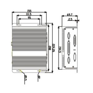 CE Approval Fiber Laser Marking Station With EZCAD Control Software