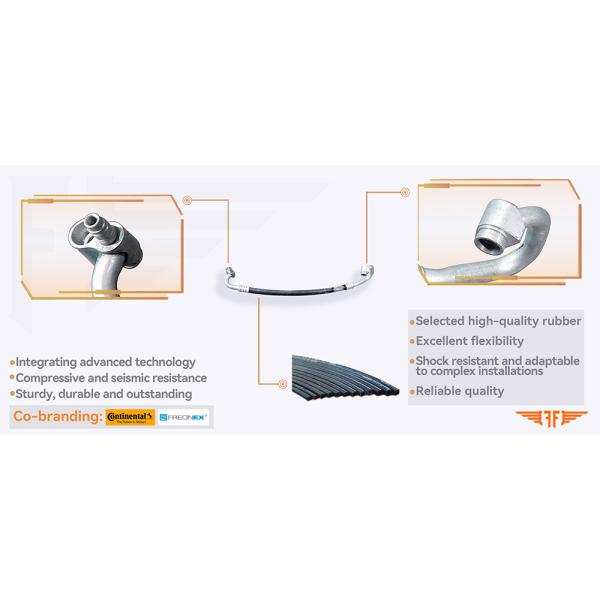 BMW X1 E81 E82 64509241352 Suction AC Hose For 13-15 2.0L E84