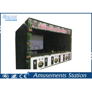 Amusement Park Coin Operated Alliance Shooting Arcade Machines With 6 Sets Guns