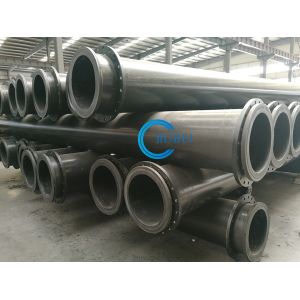Flange Connected UHMWPE Dredging Pipe For Fluid Transportation