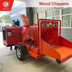 Gofine Machine Commercial Electric Wood Chipper Tree Branch Shredder