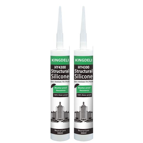 Flexible Stone Structural Silicone Sealant Waterproof With Clear Black Grey