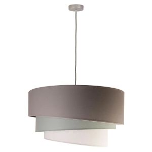 40w Easy Fit Pendant Shade 3 Way Gimbal Pendant Drum Lamp Shade 3 Layer