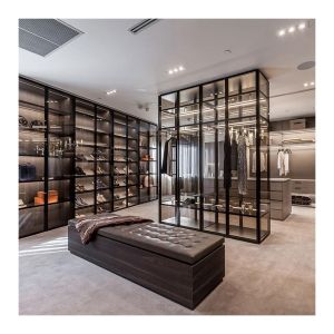 Wholesale Customized MR HDF Board Waterproof Wooden Wardrobe Set for End Bedrooms from YALIG from china suppliers