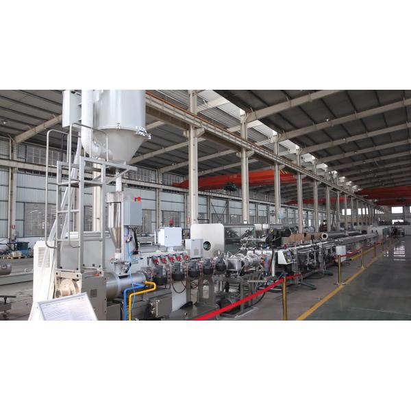 Double Wall Corrugated PVC Pipe Making Machine Vertical Type Fast Loading