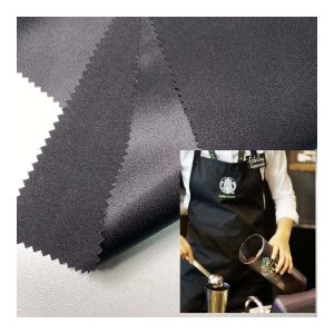 ocean recycle Polyester Micro Fiber Peach Skin Satin Plain fabric for hat