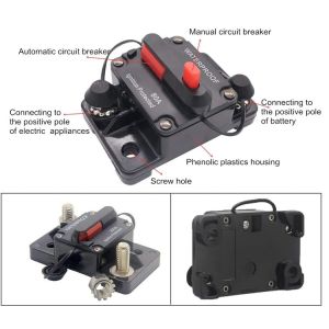 Manual Switch Automotive Circuit Breakers 120A Panel Mount Ignition Protected