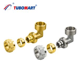 China Brass Compression Fittings with ISO NSF Certificate for Plumbing Water and Gas Pex Al Pex Pipe Brass Fitting on sale