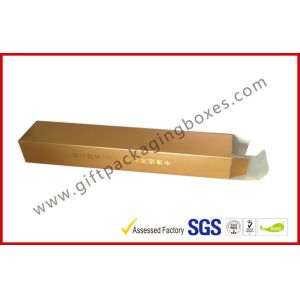 Long Incense Gold Gift Card Board Packaging Window For Incense Packet