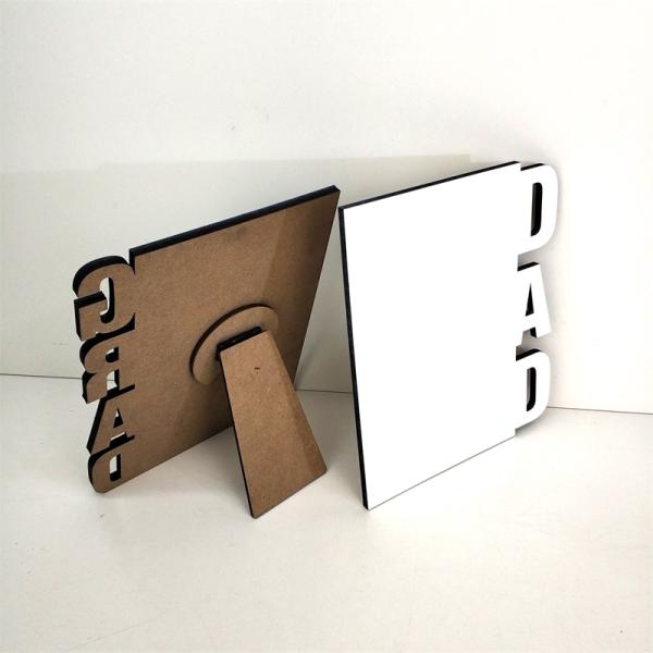 Rectangular 18x15cm Sublimation MDF Photo Frame