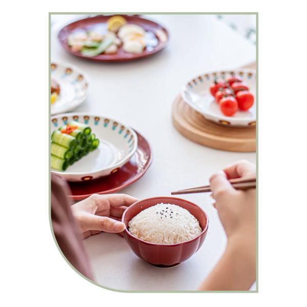 Porcelain Floral Dinner Set With Decal Solid Color Technique Under Glazed Ceramic Type
