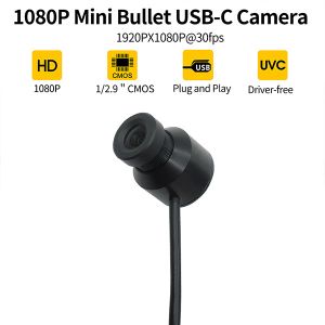 1080P USB Mini Bullet Camera UVC Driverless Camera For Industrial Surveillance