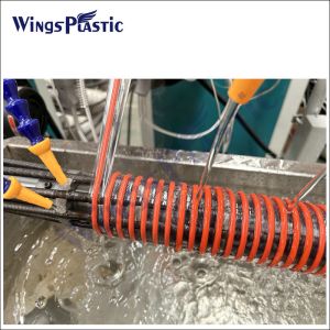 Plastic Extrusion Machine Line For Spiral PVC Suction Hose / Plastic PVC Spiral