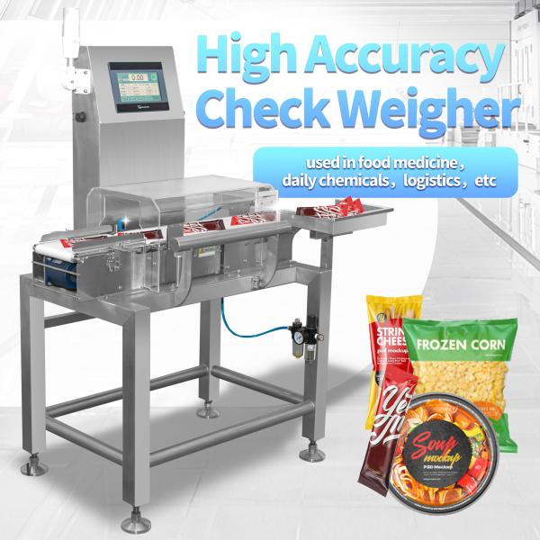 Boxed Products High-Precision Belt Conveyor Checkweigher Online Weight