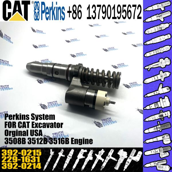 Huida 3508B/3512B/3516B engine fuel injector 229-1631 392-0214 392-0215 with genuine packing